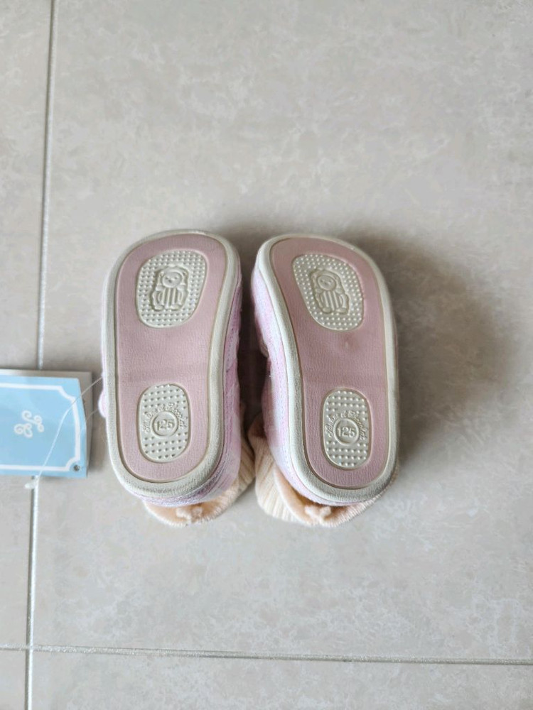 쇼콜라 핑크색 아기 보행기 신발 125 (새상품) 이미지