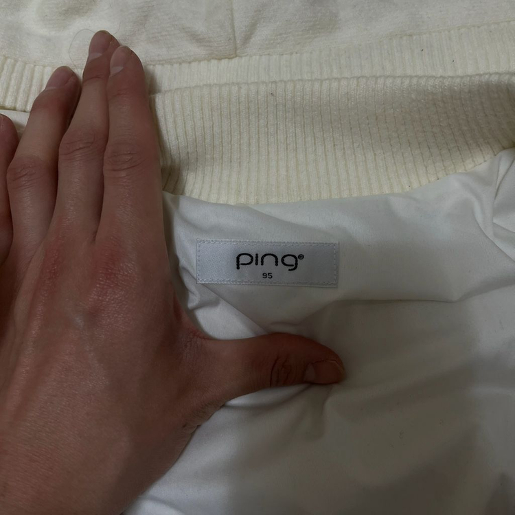 PING 핑 여성 골프웨어 스윙 니트 경량점퍼 M/95 이미지