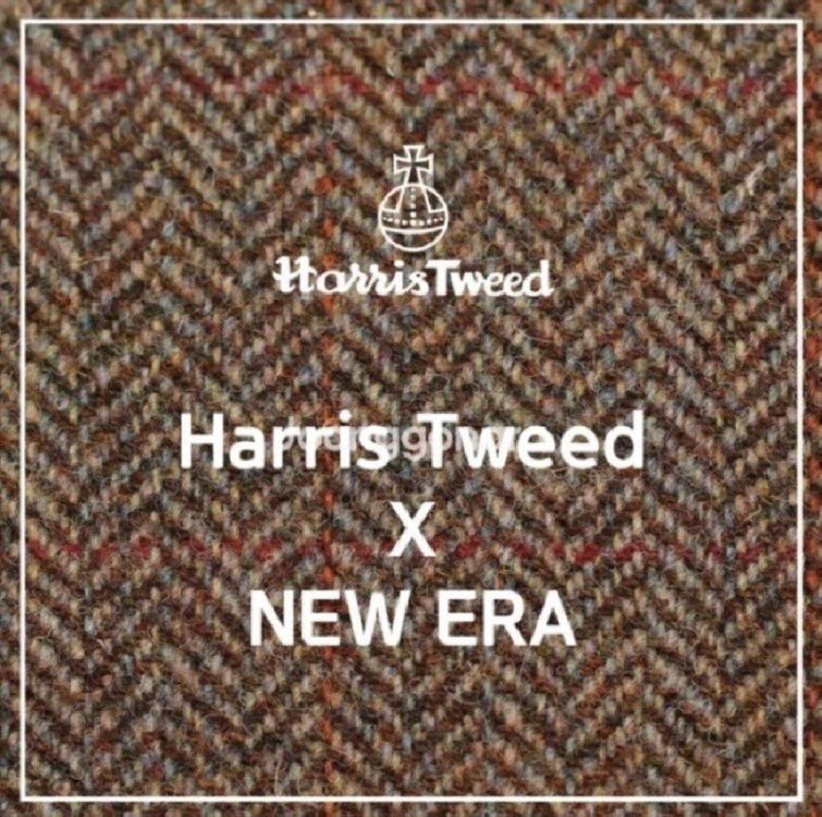 뉴에라 모자 X 해리스 트위드 정품 EK S81 개츠비 헌팅캡 이미지