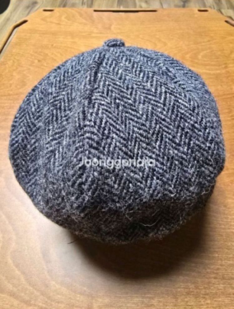 뉴에라 모자 X 해리스 트위드 정품 EK S81 개츠비 헌팅캡 이미지