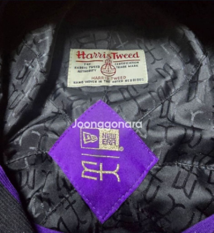 뉴에라 모자 X 해리스 트위드 정품 EK S81 개츠비 헌팅캡 이미지