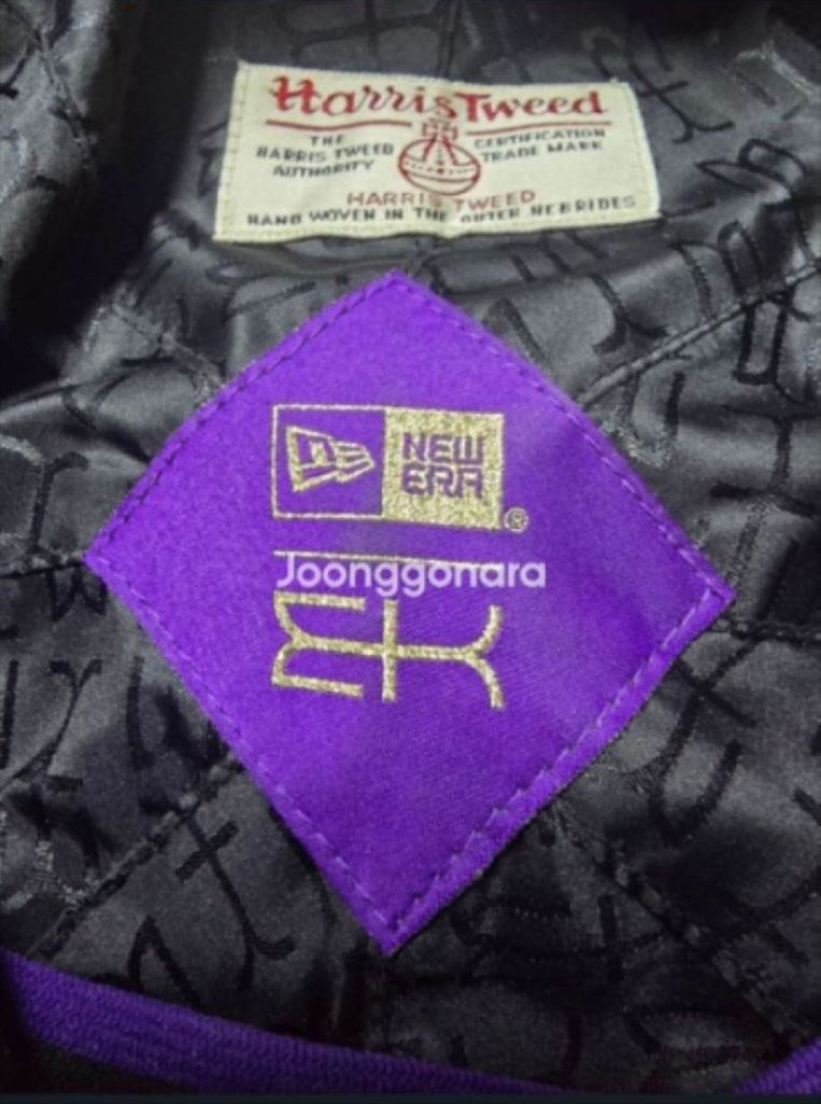 뉴에라 모자 X 해리스 트위드 정품 EK S81 개츠비 헌팅캡 이미지