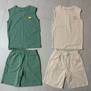 탑텐키즈 나시 상하복 120사이즈 두벌 일괄 이미지