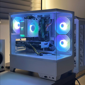 화이트 고사양 게이밍 컴퓨터 Ryzen8600/RTX4060/DDR5/1TB 이미지