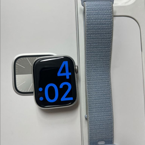 애플워치9스테인리스 45mm 실버 SSS급 이미지