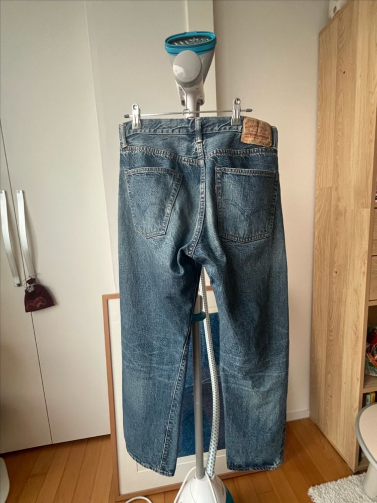 웨어하우스 / 1101 세컨핸드 연청 데님 이미지