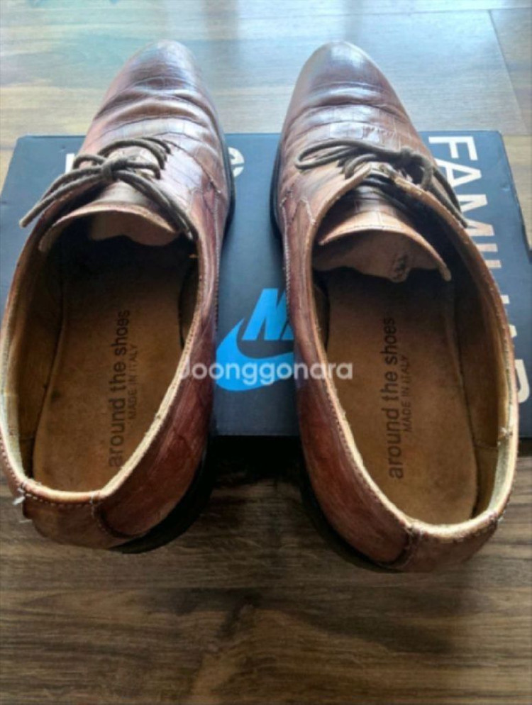 around the shoes 정품 이태리 수제화 사이즈 42 남성 구두 ( 275 mm ) 이미지