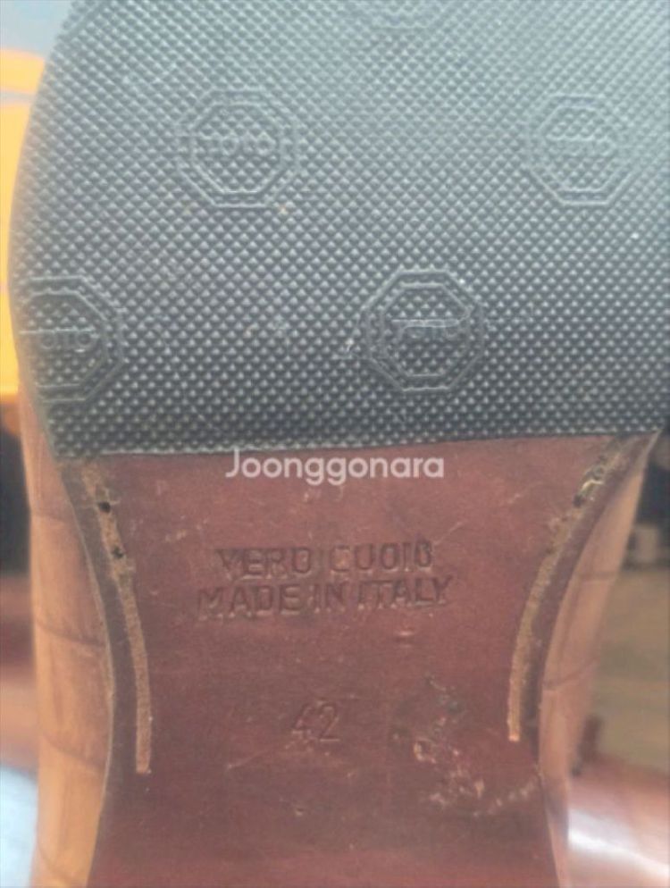 around the shoes 정품 이태리 수제화 사이즈 42 남성 구두 ( 275 mm ) 이미지