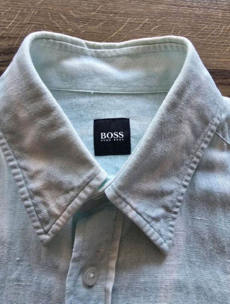 ( 가격인하 ) 정품 HUGO BOSS 휴고 보스 린넨 셔츠 M 사이즈 이미지