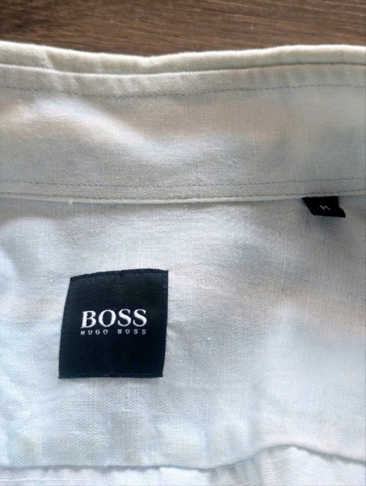 ( 가격인하 ) 정품 HUGO BOSS 휴고 보스 린넨 셔츠 M 사이즈 이미지