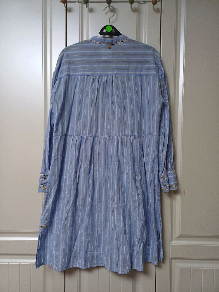 써스데이아일랜드 플라워셔츠원피스 55 보헤미안모리걸 이미지