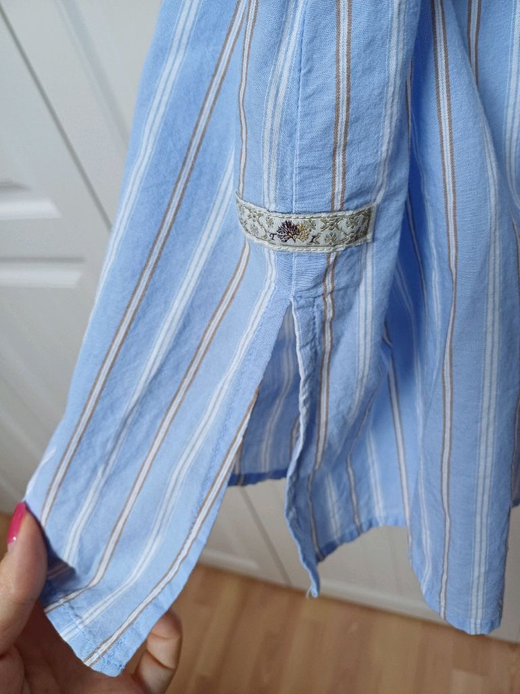 써스데이아일랜드 플라워셔츠원피스 55 보헤미안모리걸 이미지