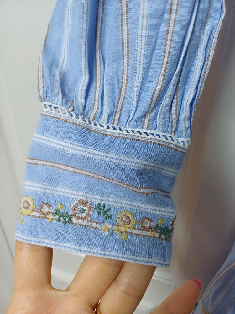 써스데이아일랜드 플라워셔츠원피스 55 보헤미안모리걸 이미지