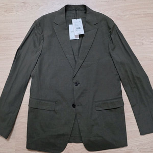 띠어리 스트레치 린넨 자켓 42 105 정가 94만원 다크올리브 이미지