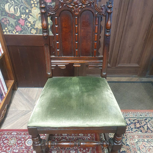 엔틱 의자 이미지