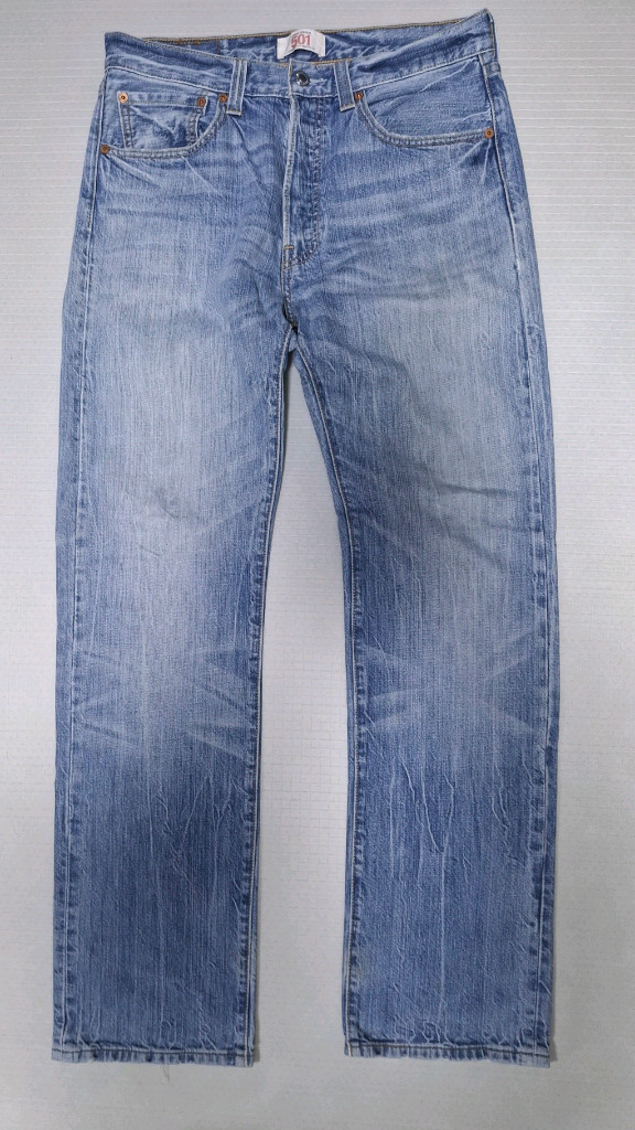리바이스 501 오리지널 데님팬츠 W32 L33 90st 워싱 이미지