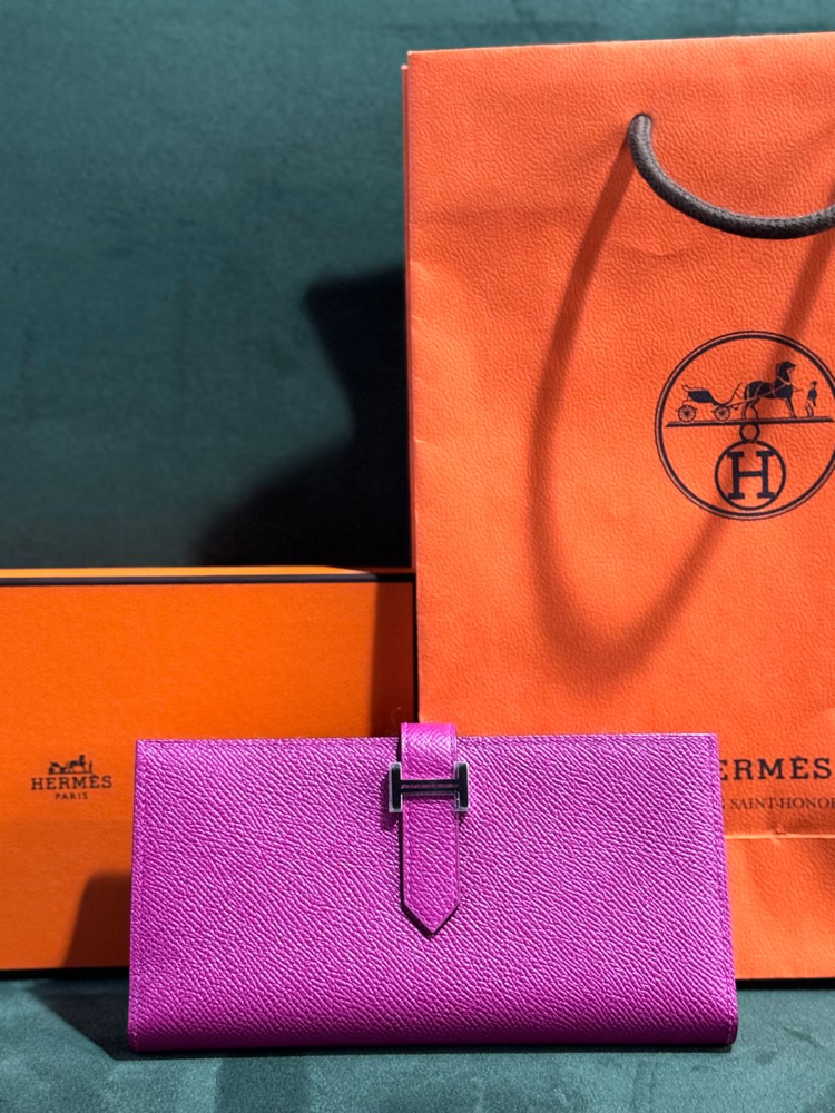 정품 에르메스 베안 장지갑 미사용 새상품 이미지