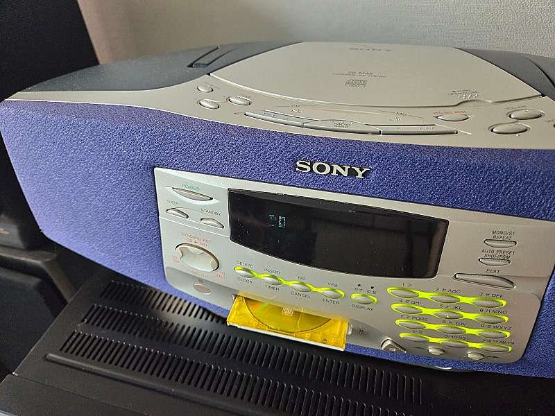 소니 레트로 붐박스 SONY 희귀 MD 오디오시스템 이미지