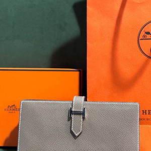 정품 에르메스 베안 장지갑 에토프 은장 이미지