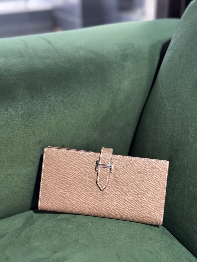 정품 에르메스 베안 장지갑 에토프 은장 이미지