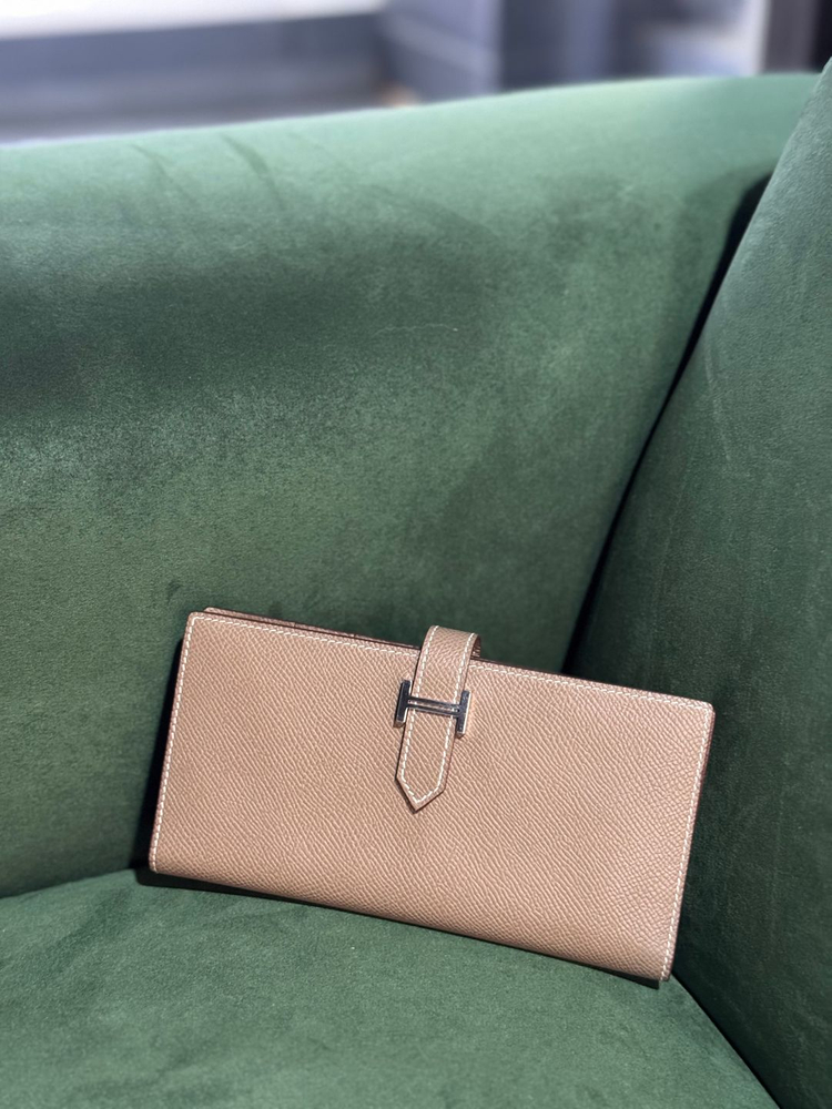 정품 에르메스 베안 장지갑 에토프 은장 이미지