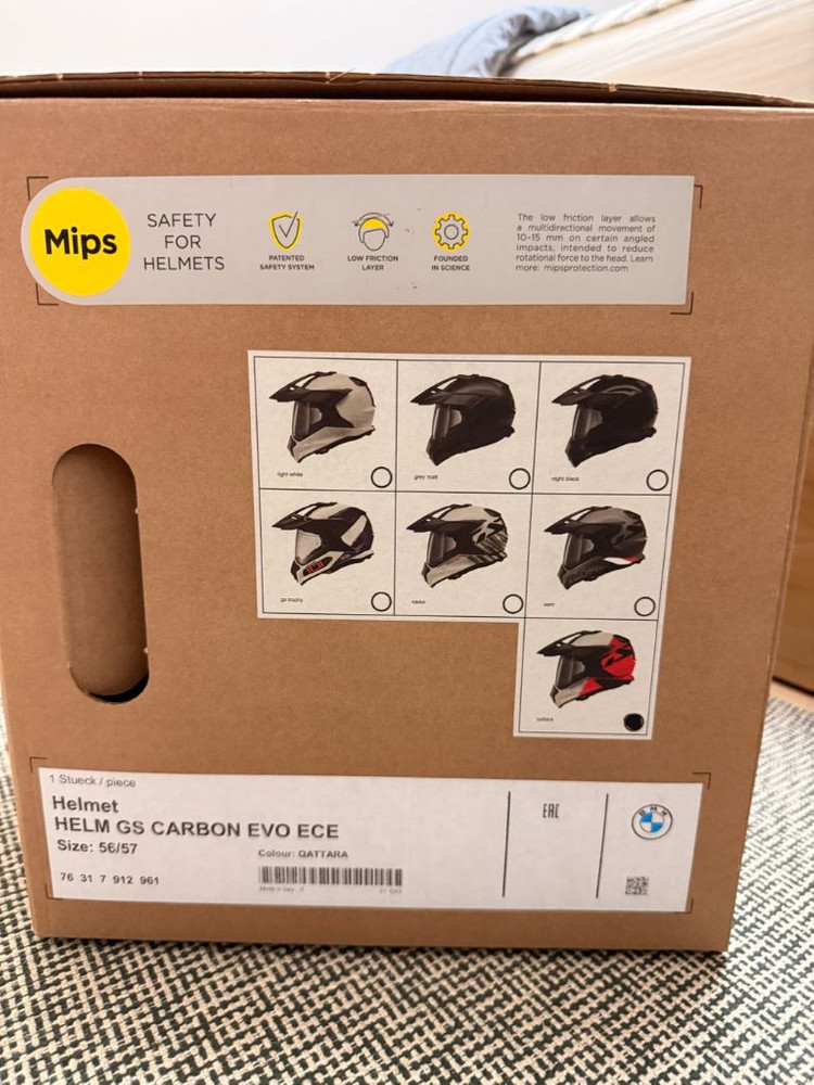 BMW GS 헬멧(카본 EVO) 판매 합니다 이미지