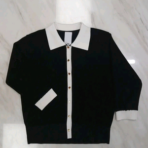 (최고급 여성용] 잇미샤 7부 니트 가디건 자켓 호칭 88 사이즈 (아미 꼼데가르송 마인 랑방 폴로) 이미지