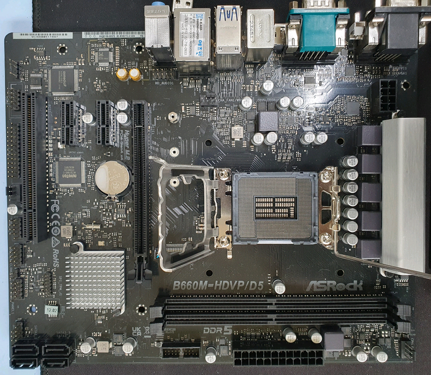 Asrock B660M-HDVP D5 메인보드팝니다 (as 26/11) 이미지