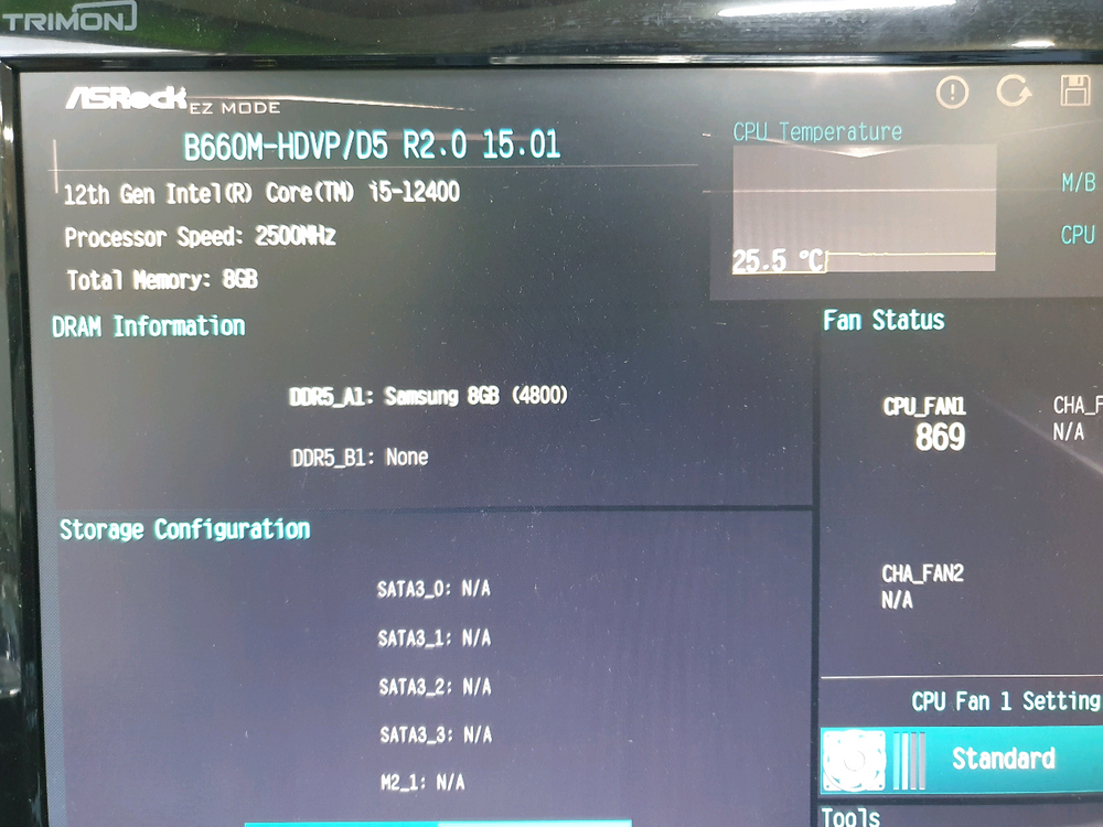 Asrock B660M-HDVP D5 메인보드팝니다 (as 26/11) 이미지