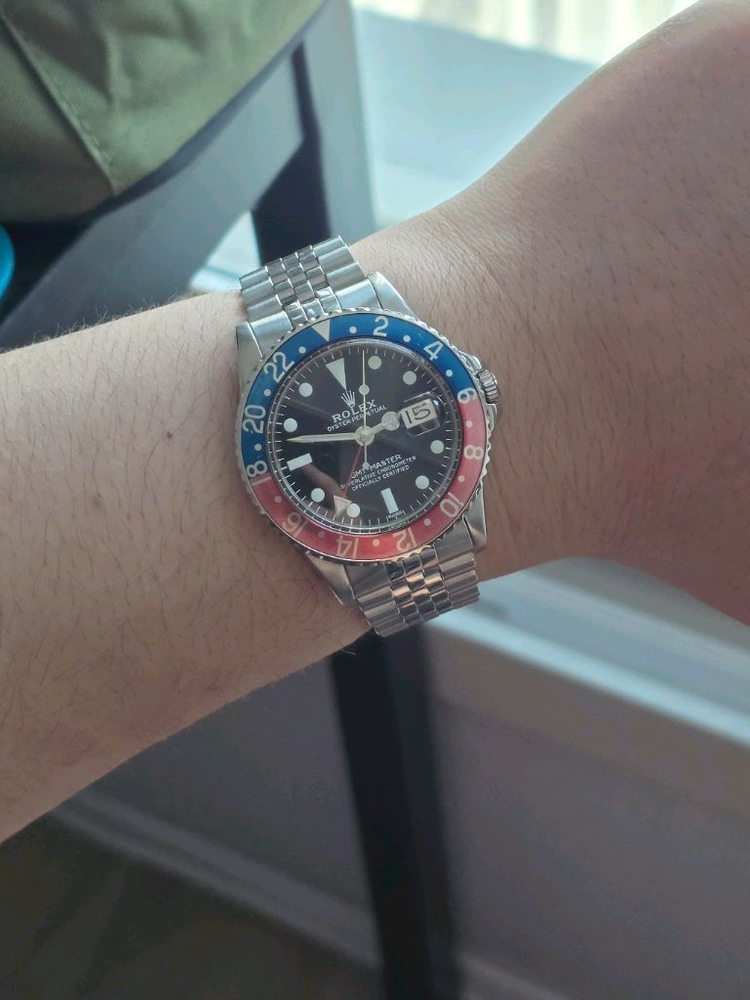 롤렉스 1675 GMT 레드백 인서트 이미지