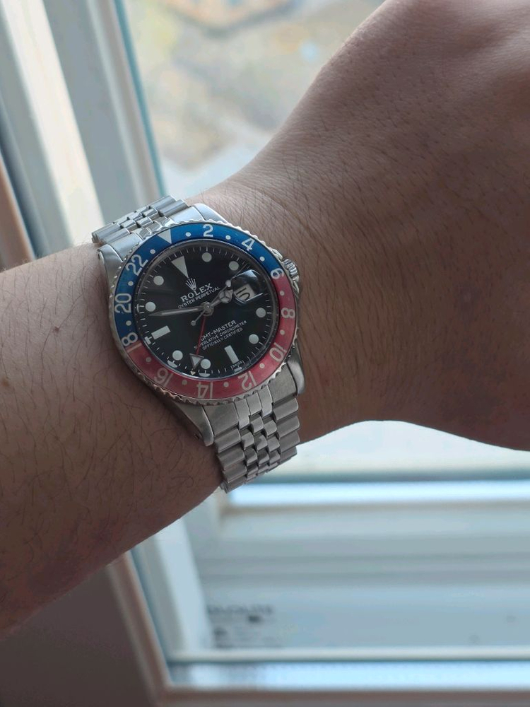 롤렉스 1675 GMT 레드백 인서트 이미지