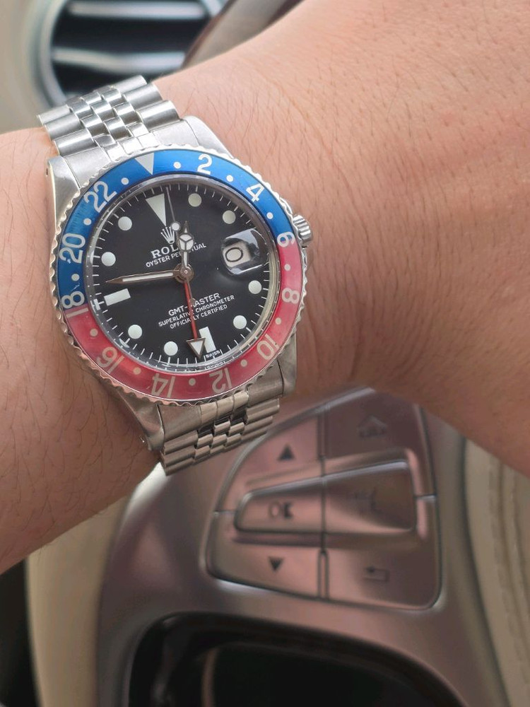 롤렉스 1675 GMT 레드백 인서트 이미지
