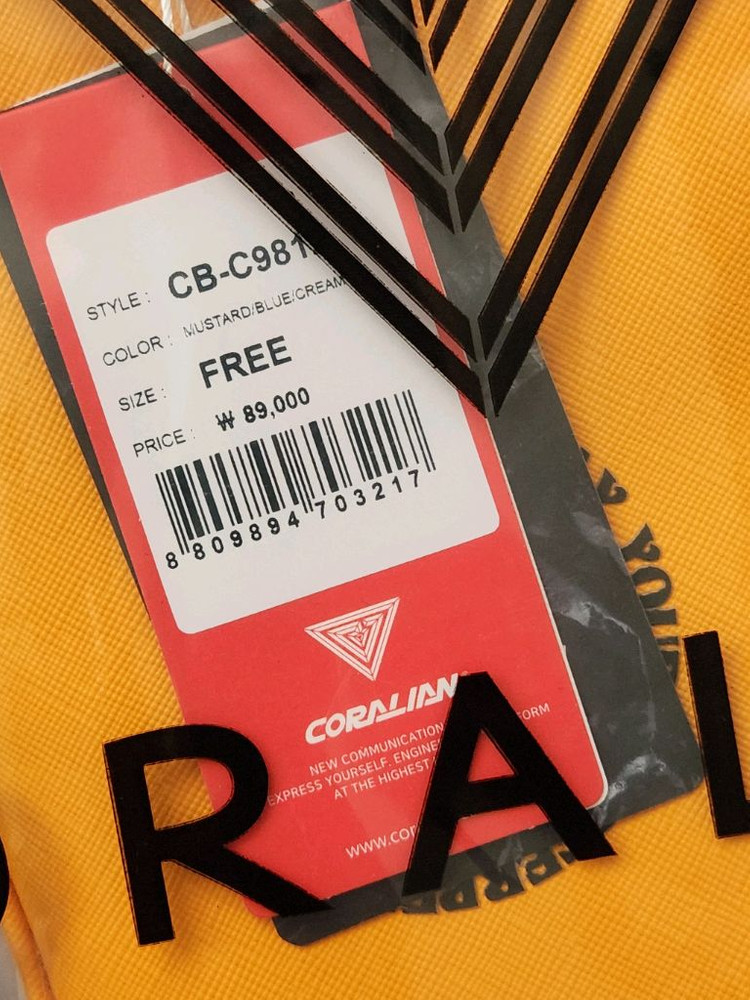 미개봉) 코랄리안 배드민턴 데이지 파우치 백 가방 이미지