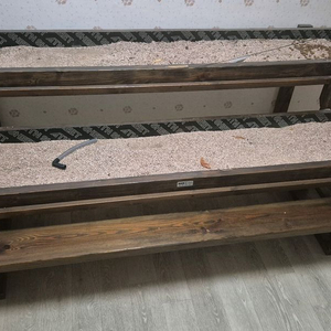 원목 식물재배용 화분 선반 이미지