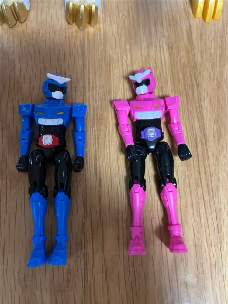 미니특공대 애니멀트론 라이온, 크로커, 맥스피규어 및 벨트 가면 일괄 판매합니다.(특공 트라이가, 죠스캅 서비스) 이미지