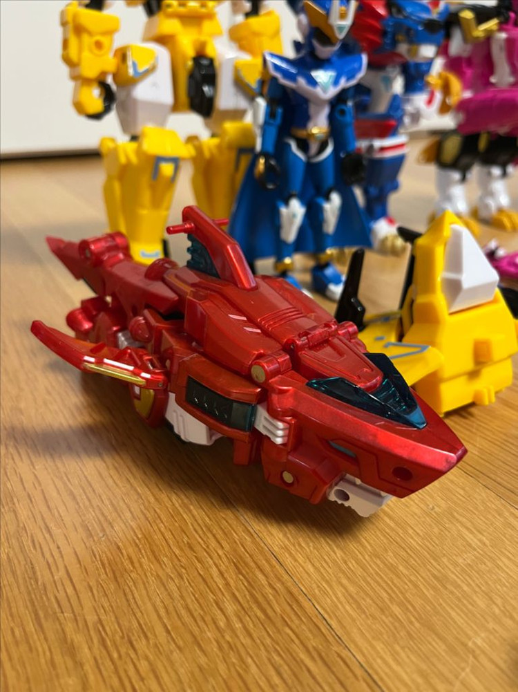 미니특공대 애니멀트론 라이온, 크로커, 맥스피규어 및 벨트 가면 일괄 판매합니다.(특공 트라이가, 죠스캅 서비스) 이미지