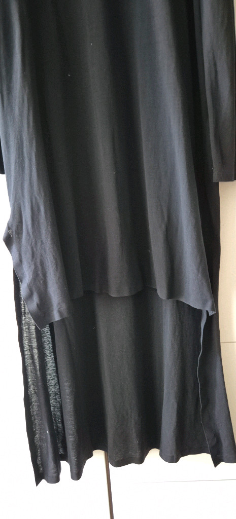 COS 면100% 블랙 언발란스 롱원피스 66-77 이미지