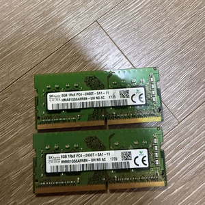 Sk하이닉스 노트북용 ddr4 2400 8g 이미지