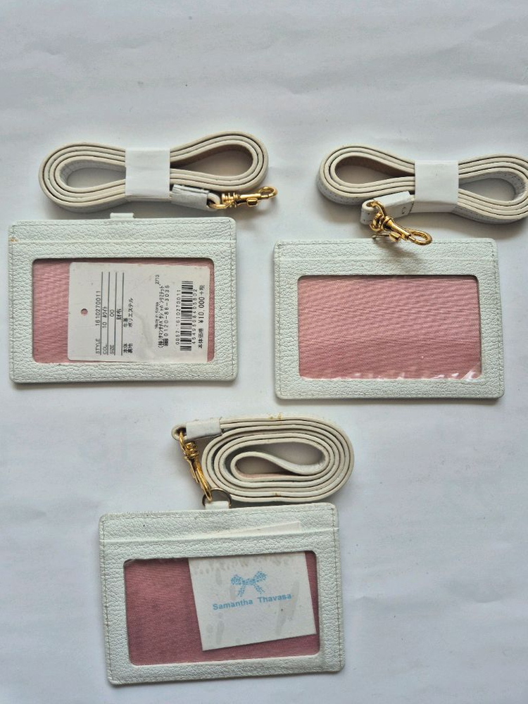 사만사타바사 소가죽 목걸이 카드 지갑 이미지