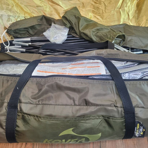 캠핑 텐트 코베아 5인 노블스크린 그늘막 돔형 카키 KN8MT0110 이미지