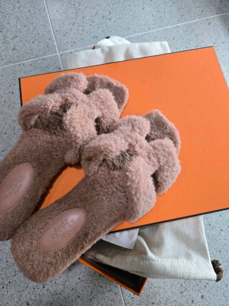 에르메스 시어링 오란 로즈오브색상 36사이즈 이미지