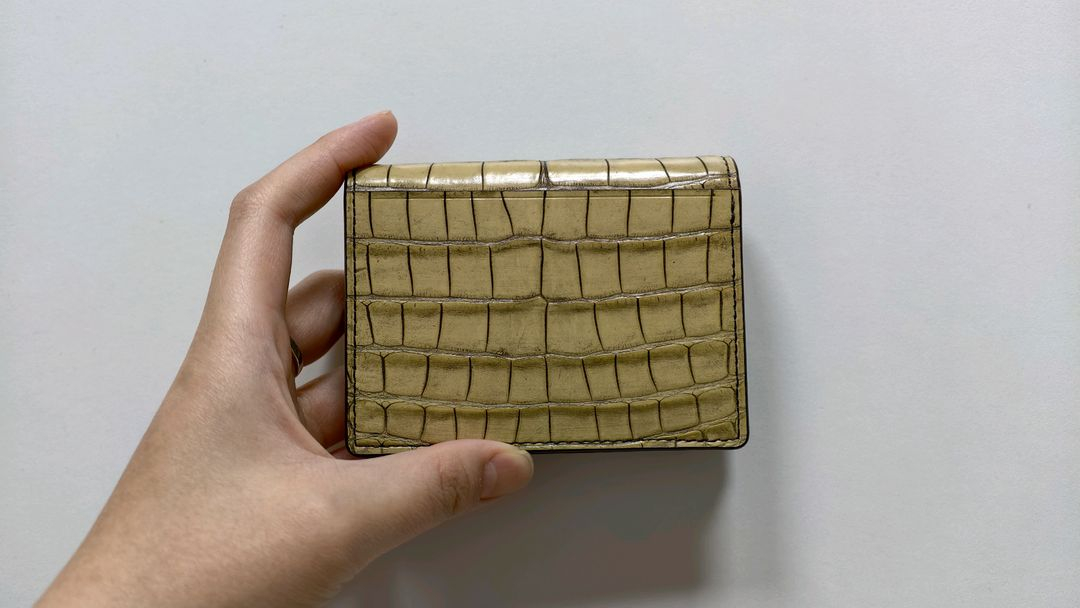 새상품)인피니토 악어가죽 명함지갑 악어지갑 이미지