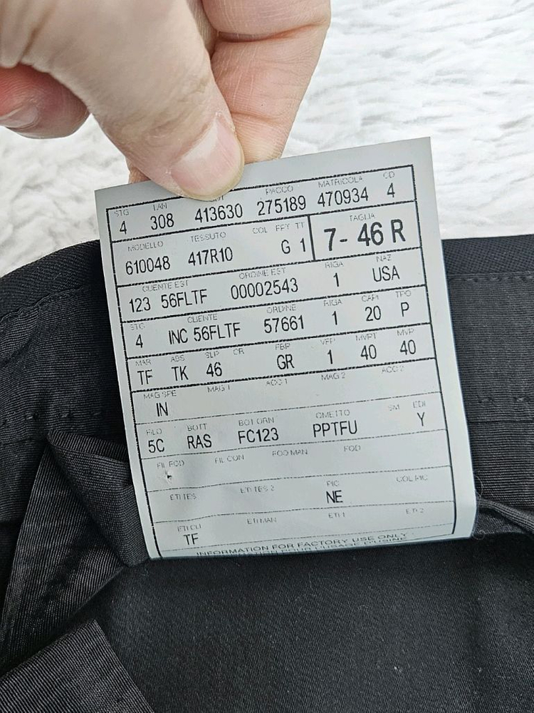톰포드 울 슬랙스 [ 루이비통 에르메스 로로피아나 디올 키톤 브리오니 쿠치넬리 ] 이미지