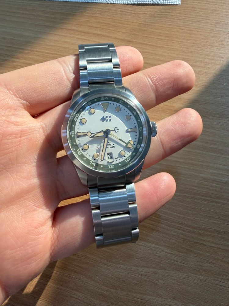 크와드 듄 gmt 크림판 38mm 구형브슬+재치 캔버스 풀구성 이미지