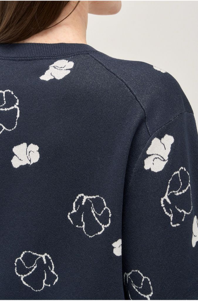 타임 플로럴 인타르시아 니트 가디건 이미지