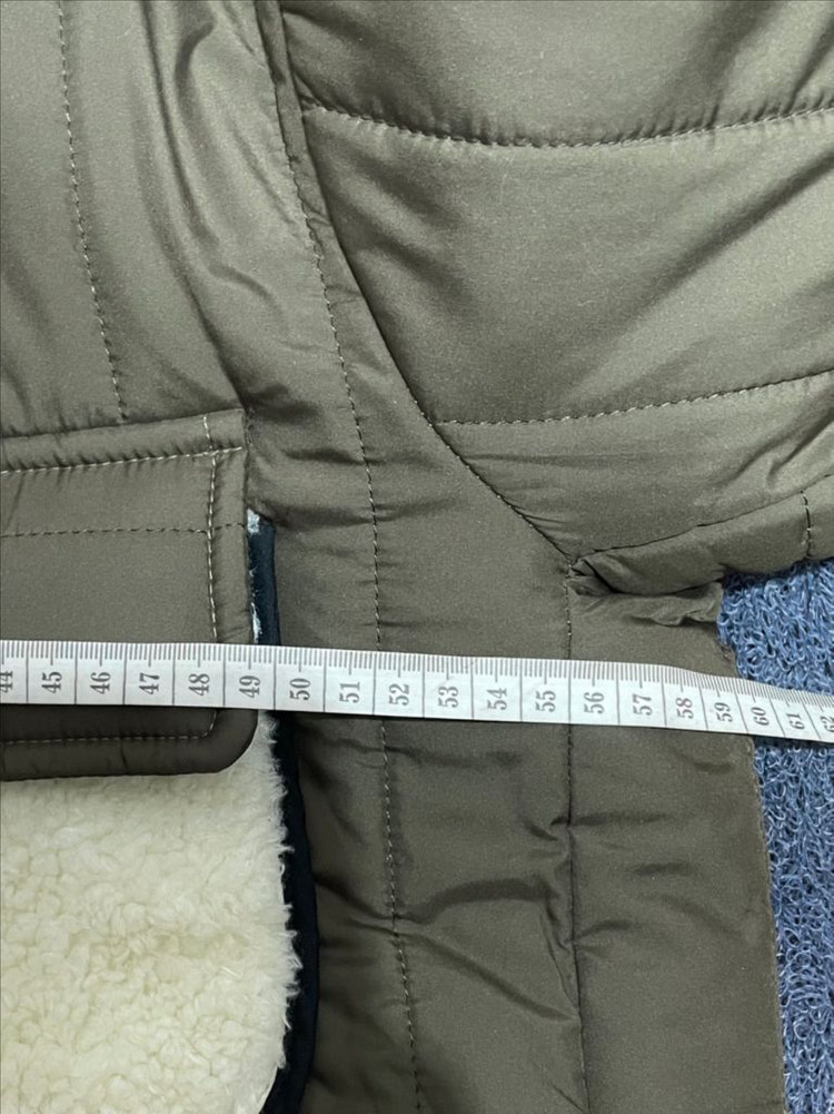 수입 양털 누빔자켓 누빔패딩 카키패딩 누빔코트 이미지