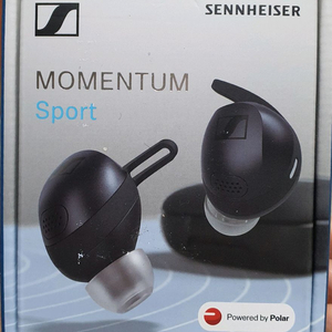 젠하이저 모멘텀 스포츠 블루투스 이어폰 블랙 이미지