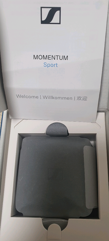 젠하이저 모멘텀 스포츠 블루투스 이어폰 블랙 이미지