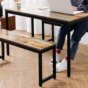 로스타 테이블 원목2인용 의자 팬시 벤치의자 2개세트 의자단품 식탁의자 #완전새거# 이미지