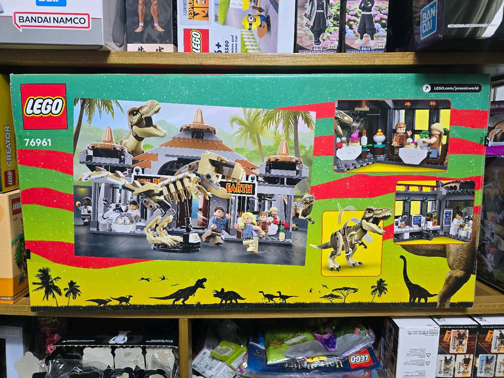 레고 76961 쥬라기월드 방문객센터 T-렉스와 랩터의 공격 미개봉 판매 이미지